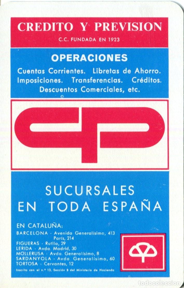 Coleccionismo calendarios: CALENDARIO FOURNIER. SEGUROS MAPFRE. CR&Eacute;DITO Y PREVISI&Oacute;N. A&Ntilde;O 1972