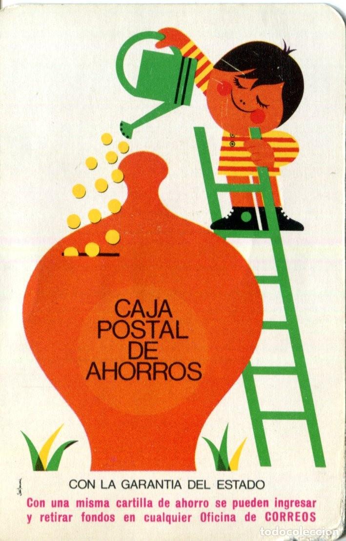 Coleccionismo calendarios: Calendario fournier 1972 Caja Postal de ahorros con la garant&iacute;a del estado.