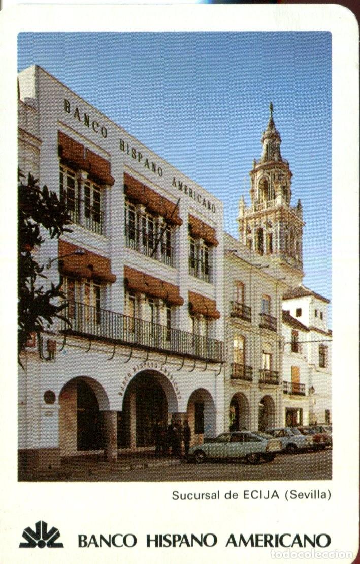 Coleccionismo calendarios: Calendario fournier - BANCO HISPANO AMERICANO Sucursal de Ecija en Sevilla - A&Ntilde;O 1981