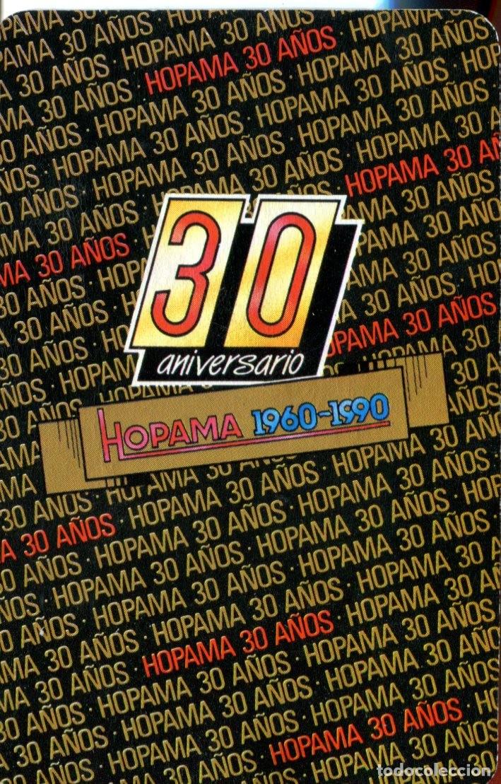 Coleccionismo calendarios: Calendario Fournier - 30 aniversario Hopama - 1990