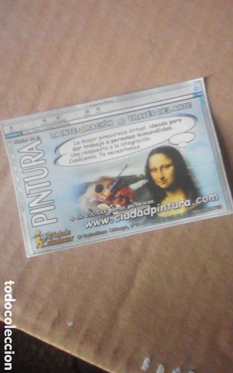 Coleccionismo calendarios: Calendario Ciudad de la Pintura. Asociaci&oacute;n Ay&uacute;dale a Caminar. A&ntilde;o 2003.