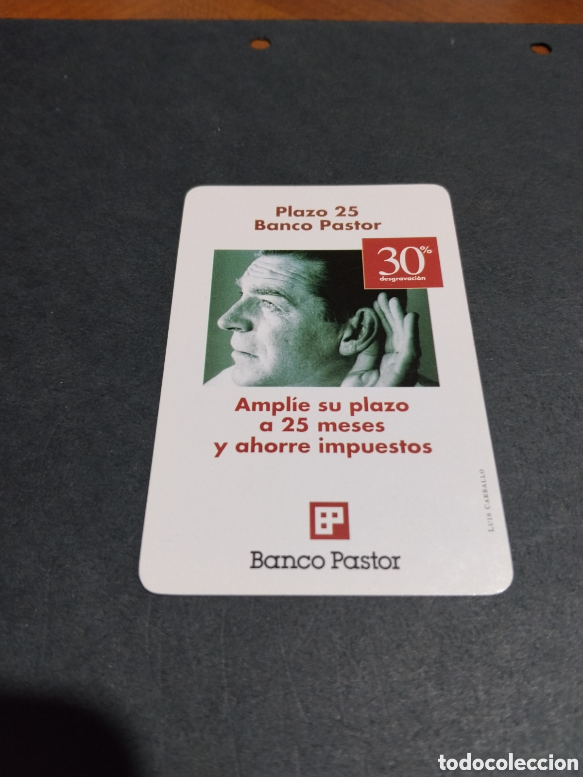 Coleccionismo calendarios: Calendario Fournier Banco Pastor 2000