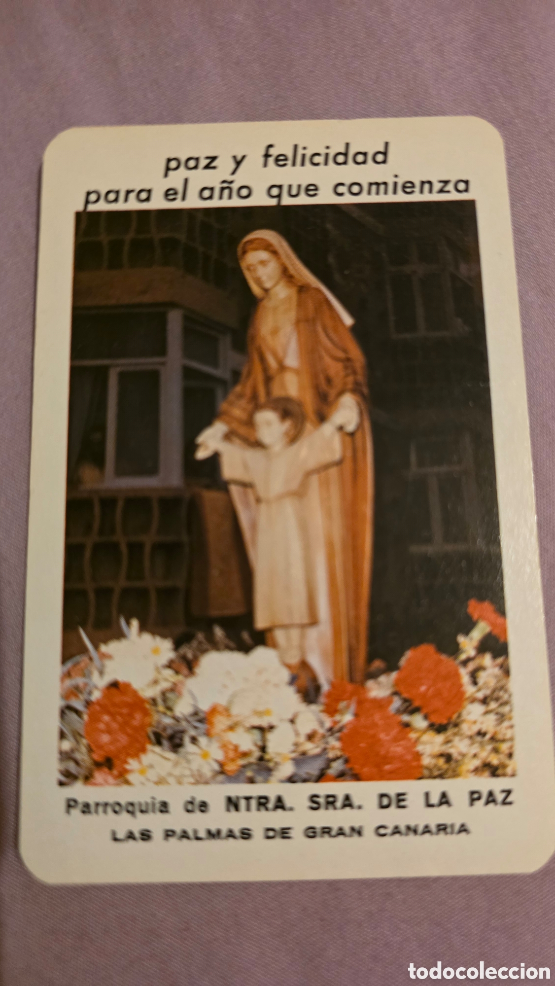 Coleccionismo calendarios: Calendario Fournier Parroquia Nuestra Sra. De La Paz. Las Palmas de Gran Canaria