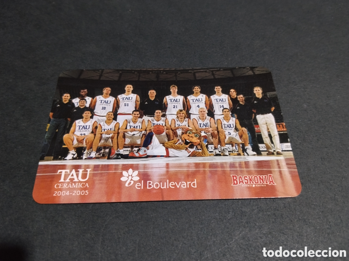Coleccionismo calendarios: Calendario Fournier Baskonia baloncesto 2005