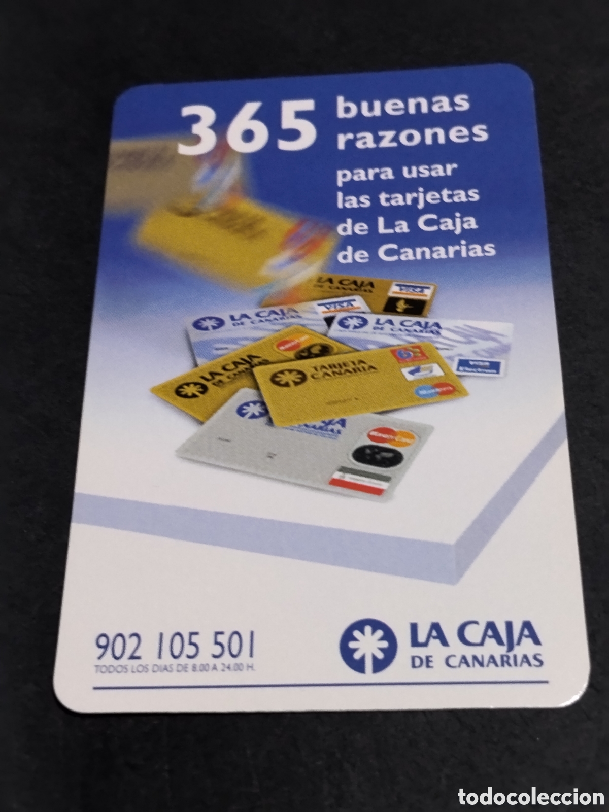 Coleccionismo calendarios: Calendario Fournier La Caja de Canarias 2001