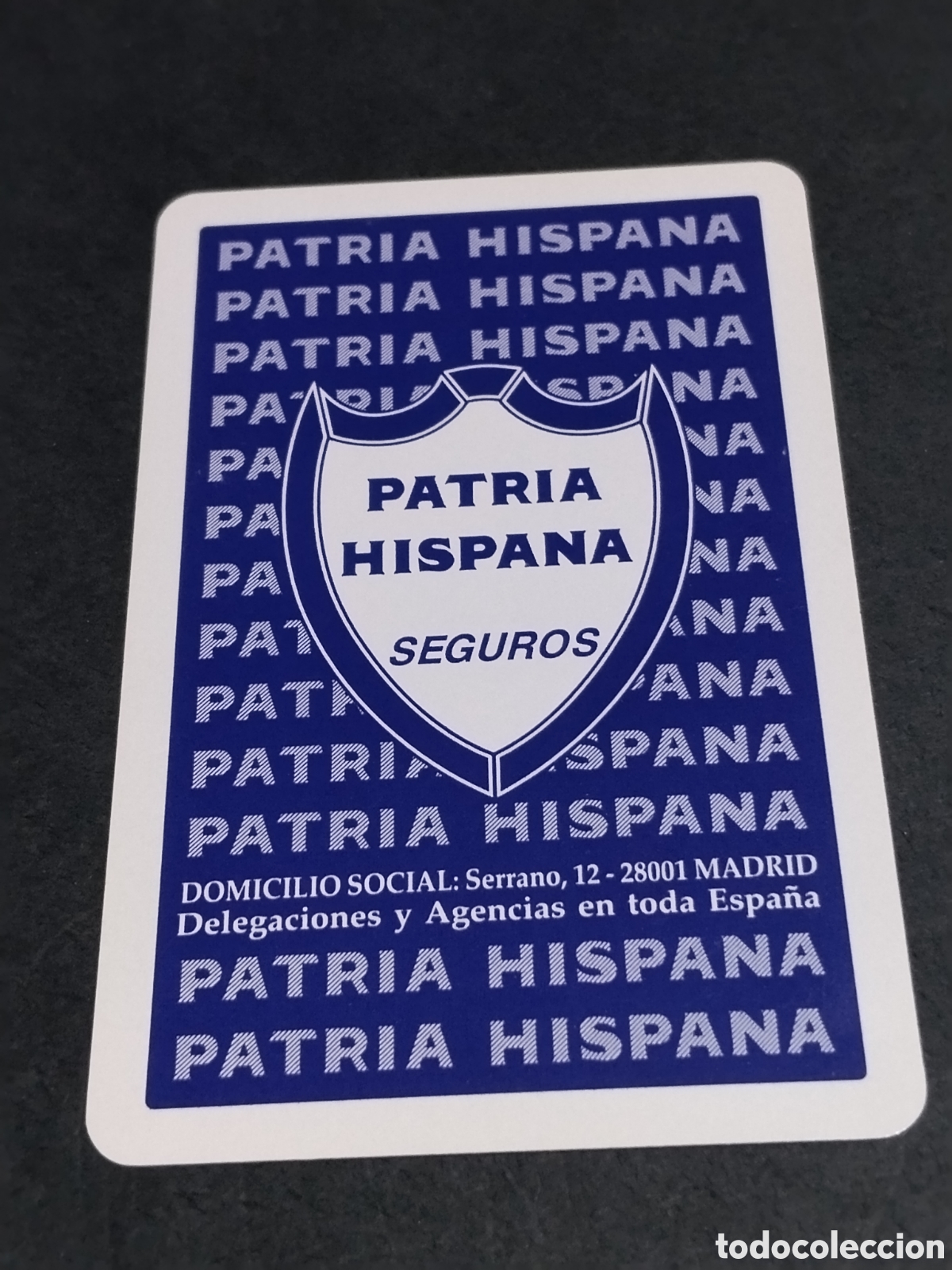Coleccionismo calendarios: Calendario Fournier patria hispana seguros 2001