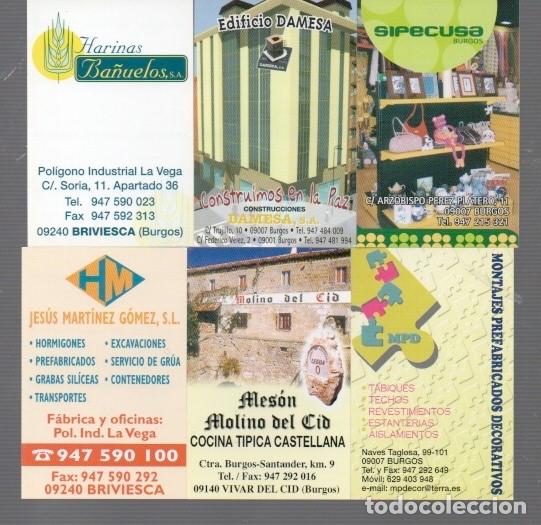 Coleccionismo calendarios: SEIS CALENDARIOS DE LA PROVINCIA DE BURGOS DEL A&Ntilde;O 2003