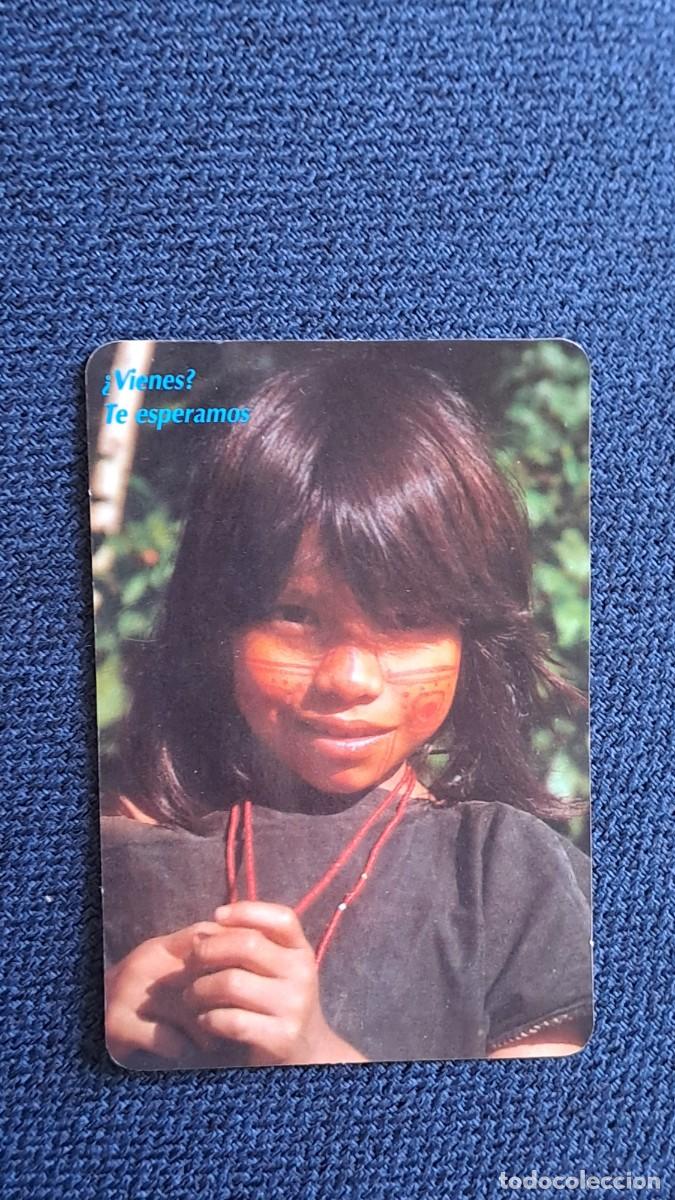 Coleccionismo calendarios: ANTIGUO CALENDARIO DE BOLSILLO RELIGIOSO SELVAS AMAZONICAS A&Ntilde;O 1998