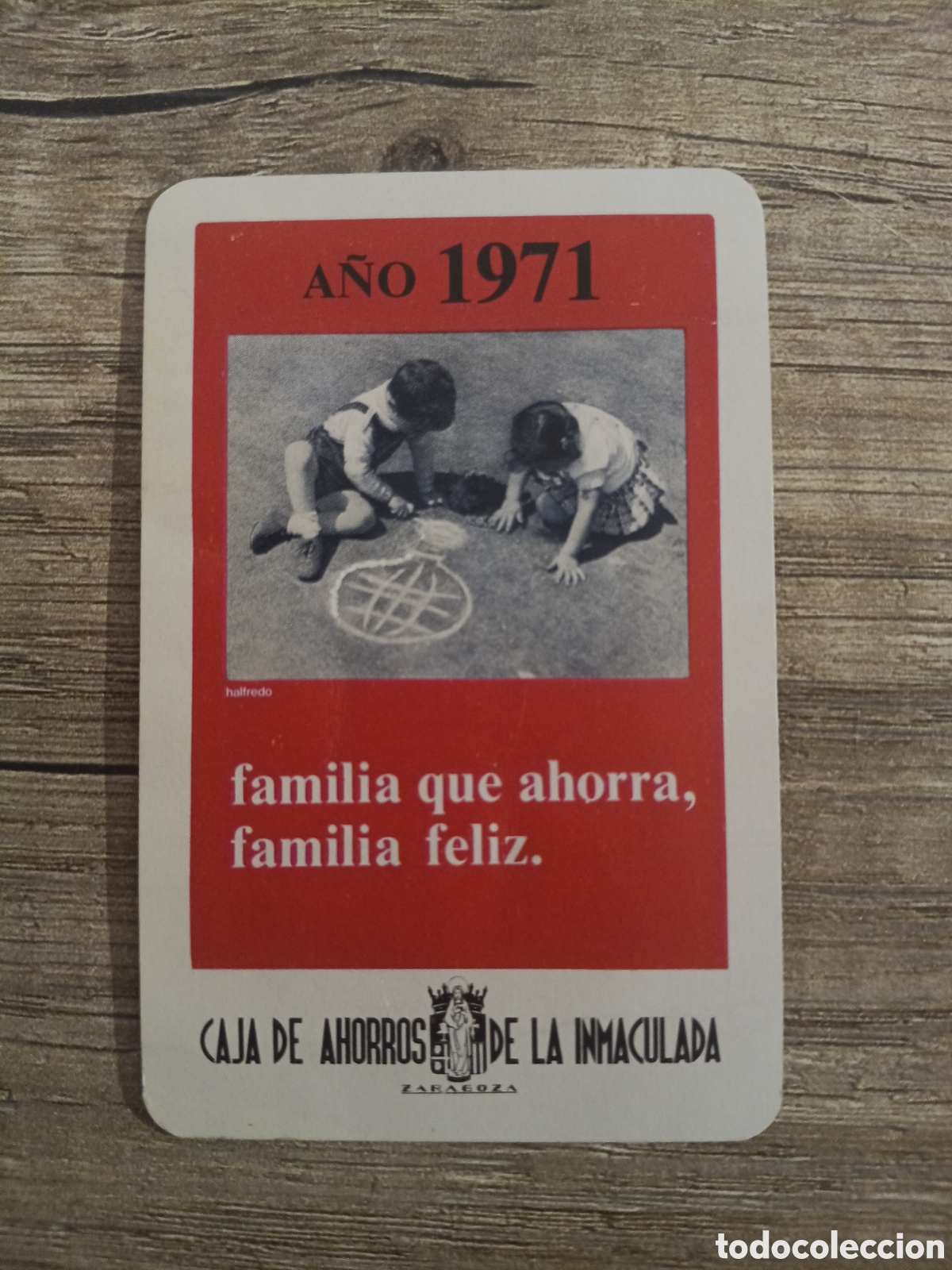 Coleccionismo calendarios: CALENDARIO FOURNIER A&Ntilde;O 1971 CAJA DE AHORROS DE LA INMACULADA