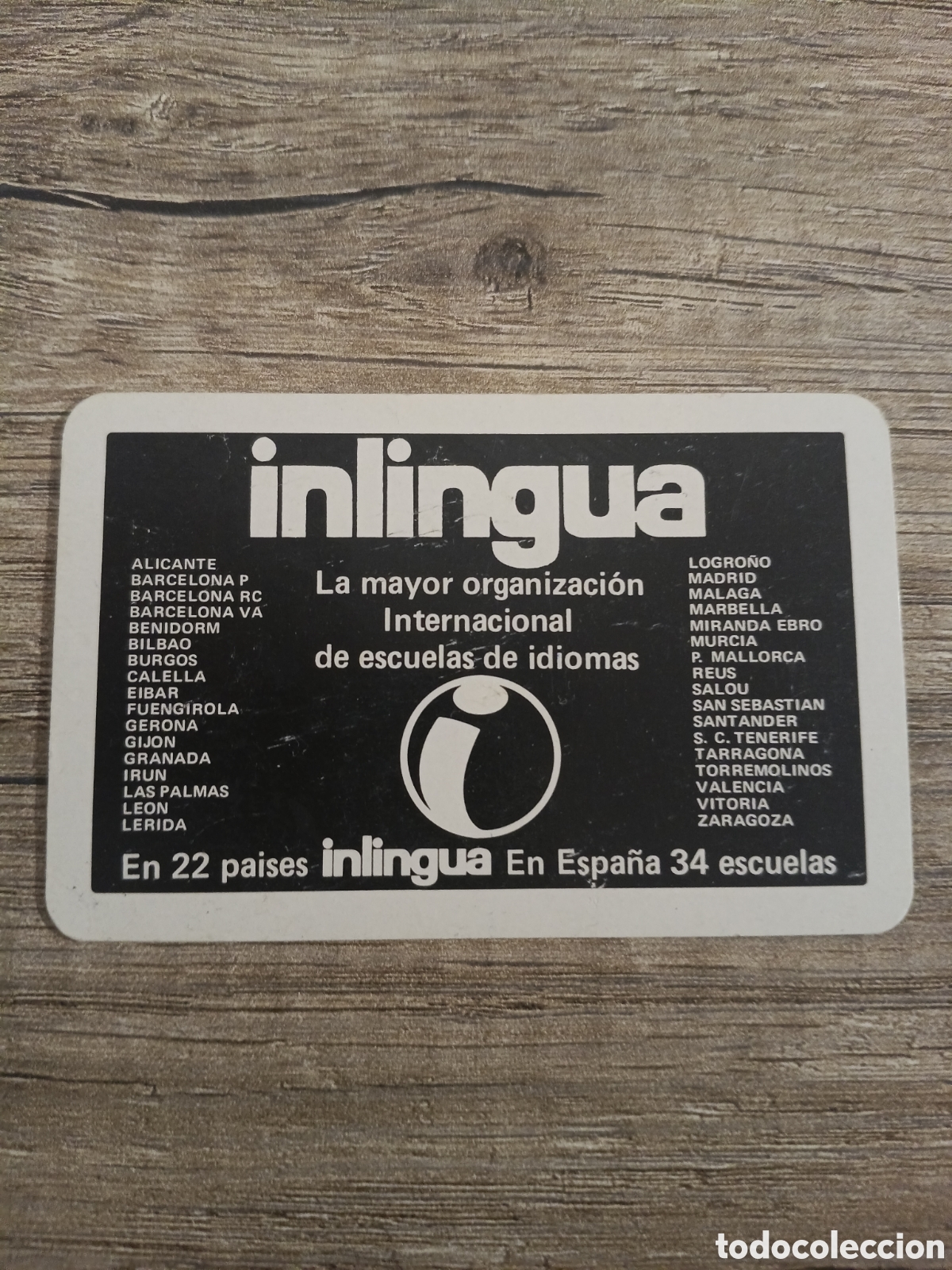 Coleccionismo calendarios: CALENDARIO FOURNIER A&Ntilde;O 1977 INLINGUA