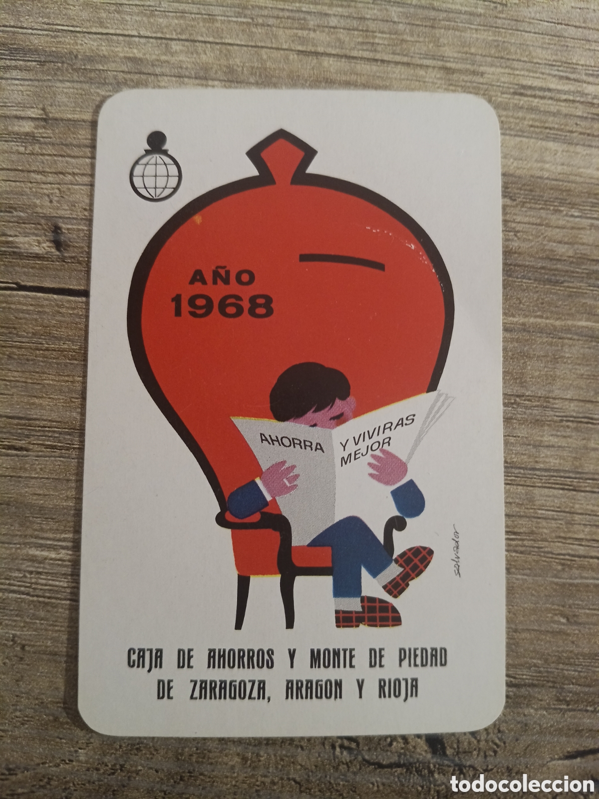Coleccionismo calendarios: CALENDARIO FOURNIER A&Ntilde;O 1968 CAJA DE AHORROS Y MONTE DE PIEDAD DE ZARAGOZA, ARAGON Y RIOJA