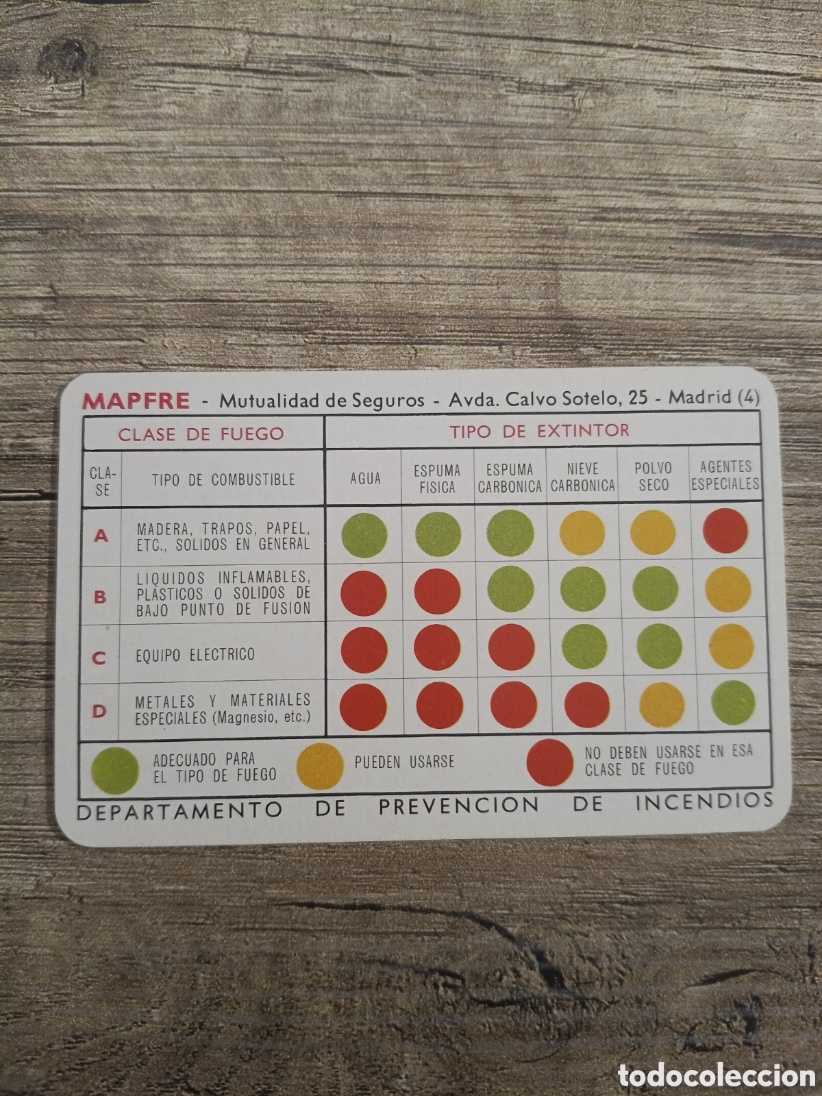 Coleccionismo calendarios: CALENDARIO FOURNIER A&Ntilde;O 1969 MAPFRE