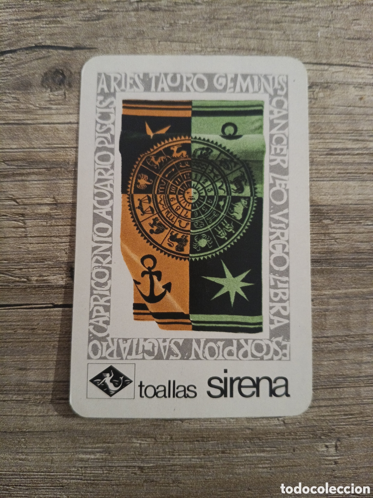 Coleccionismo calendarios: CALENDARIO FOURNIER A&Ntilde;O 1968 TOALLAS SIRENA