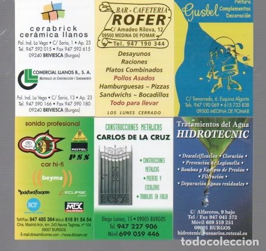 Coleccionismo calendarios: DOCE CALENDARIOS DE LA PROVINCIA DE BURGOS DEL A&Ntilde;O 2003