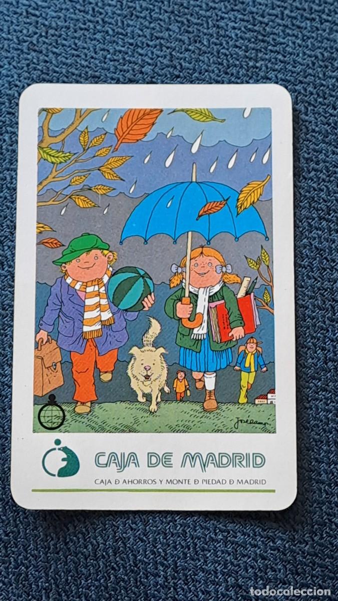 Collezionismo Calendari: ANTIGUO CALENDARIO DE BOLSILLO CAJA DE MADRID A&Ntilde;O 1986