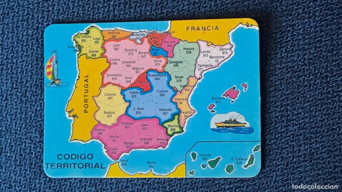 Coleccionismo calendarios: ANTIGUO CALENDARIO DE BOLSILLO PREFIJOS TELEFONIOS ESPA&Ntilde;A A&Ntilde;O 1996