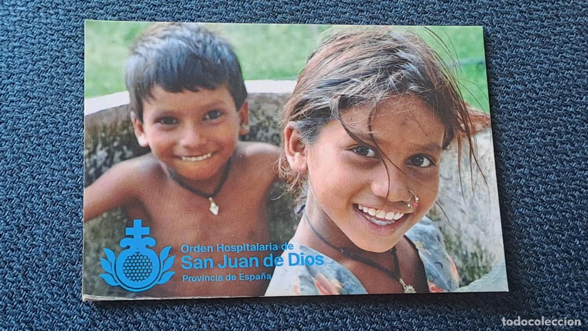 Coleccionismo calendarios: ANTIGUO CALENDARIO DE BOLSILLO RELIGIOSO HERMANOS SAN JUAN DE DIOS A&Ntilde;O 2023