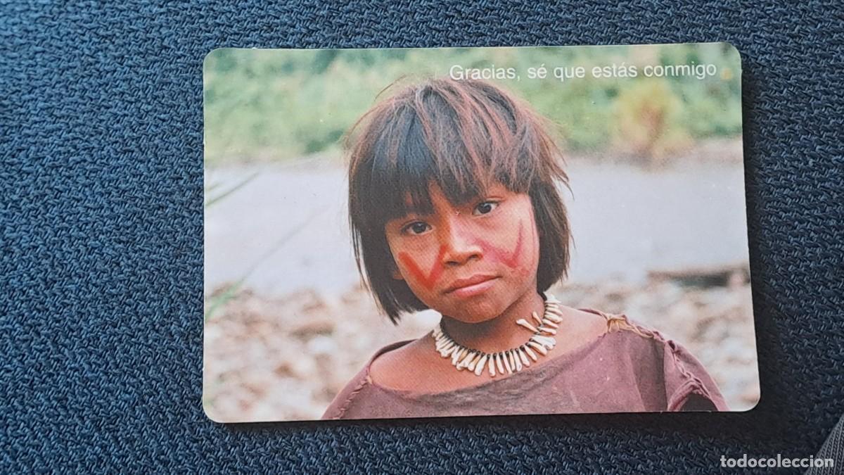 Coleccionismo calendarios: ANTIGUO CALENDARIO DE BOLSILLO RELIGIOSO SELVAS AMAZONICAS A&Ntilde;O 2005