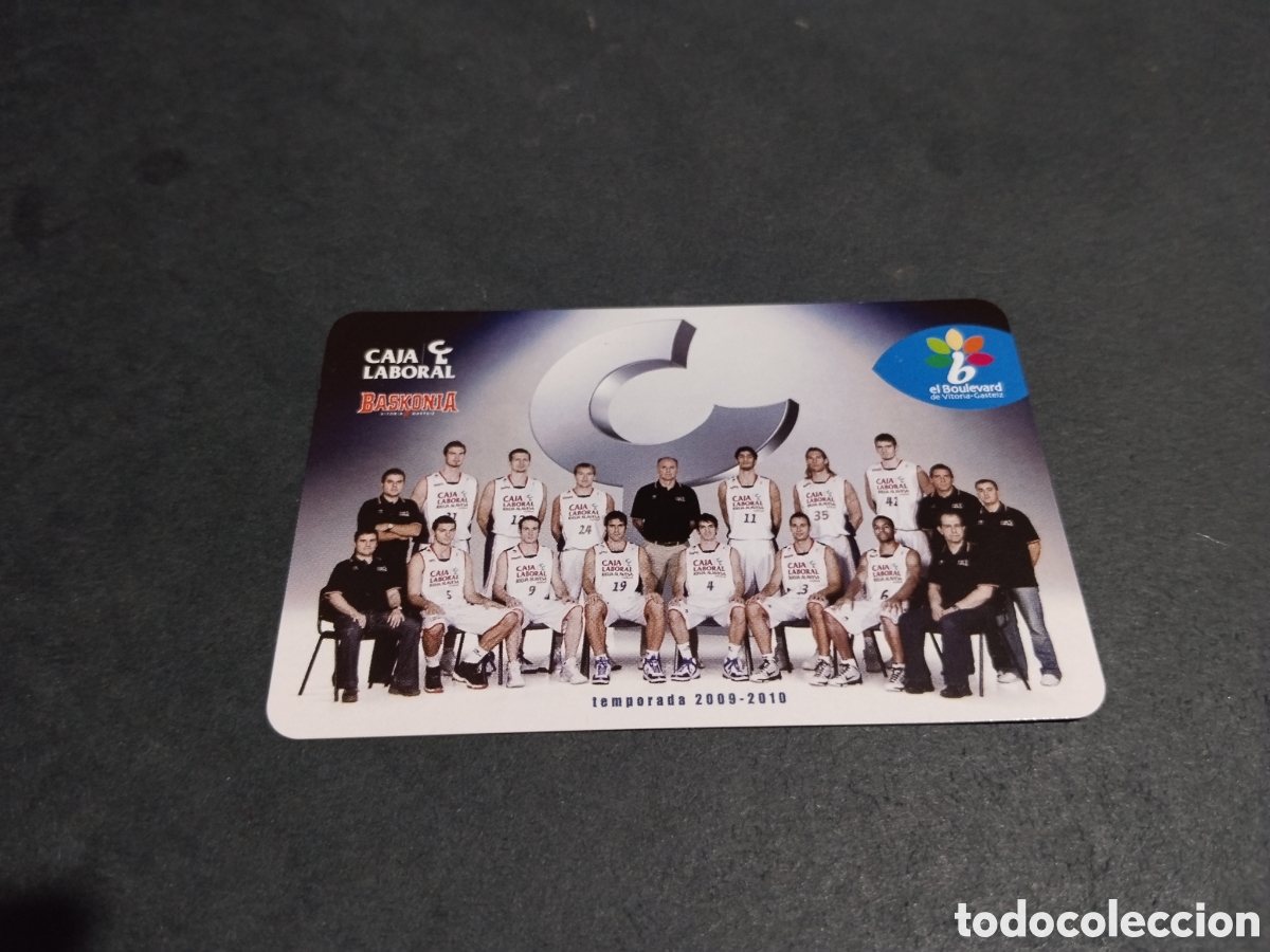 Coleccionismo calendarios: Calendario Fournier baloncesto Baskonia 2010