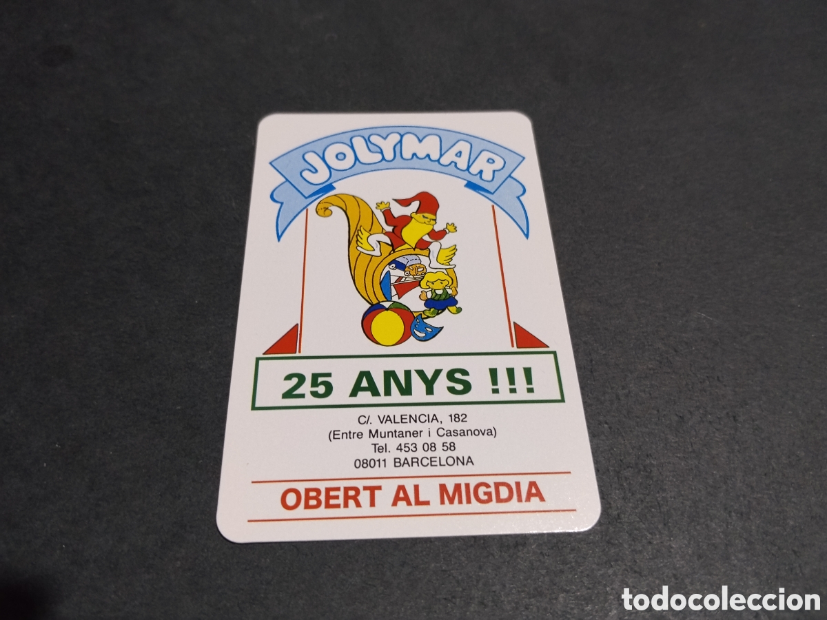 Coleccionismo calendarios: Calendario Fournier jolymar Barcelona 2005