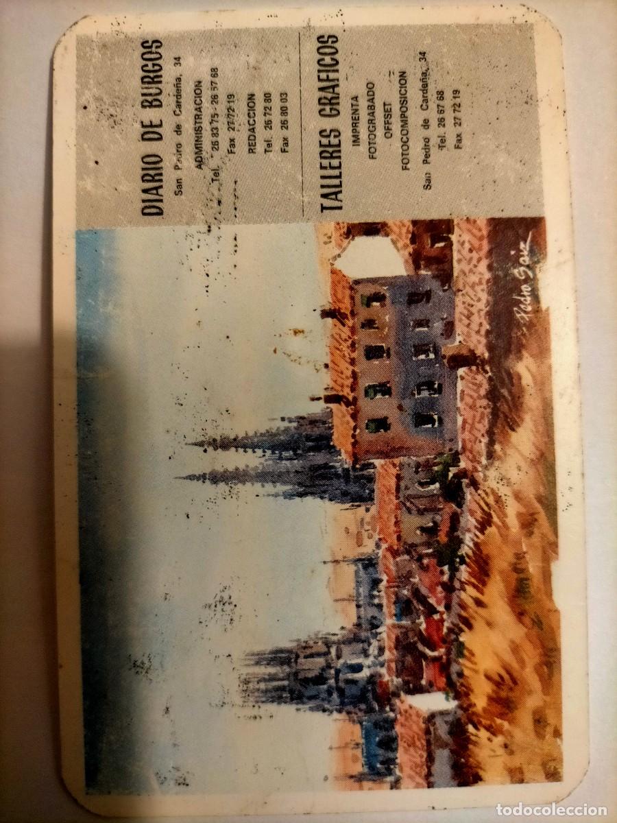 Coleccionismo calendarios: Calendario diario de burgos