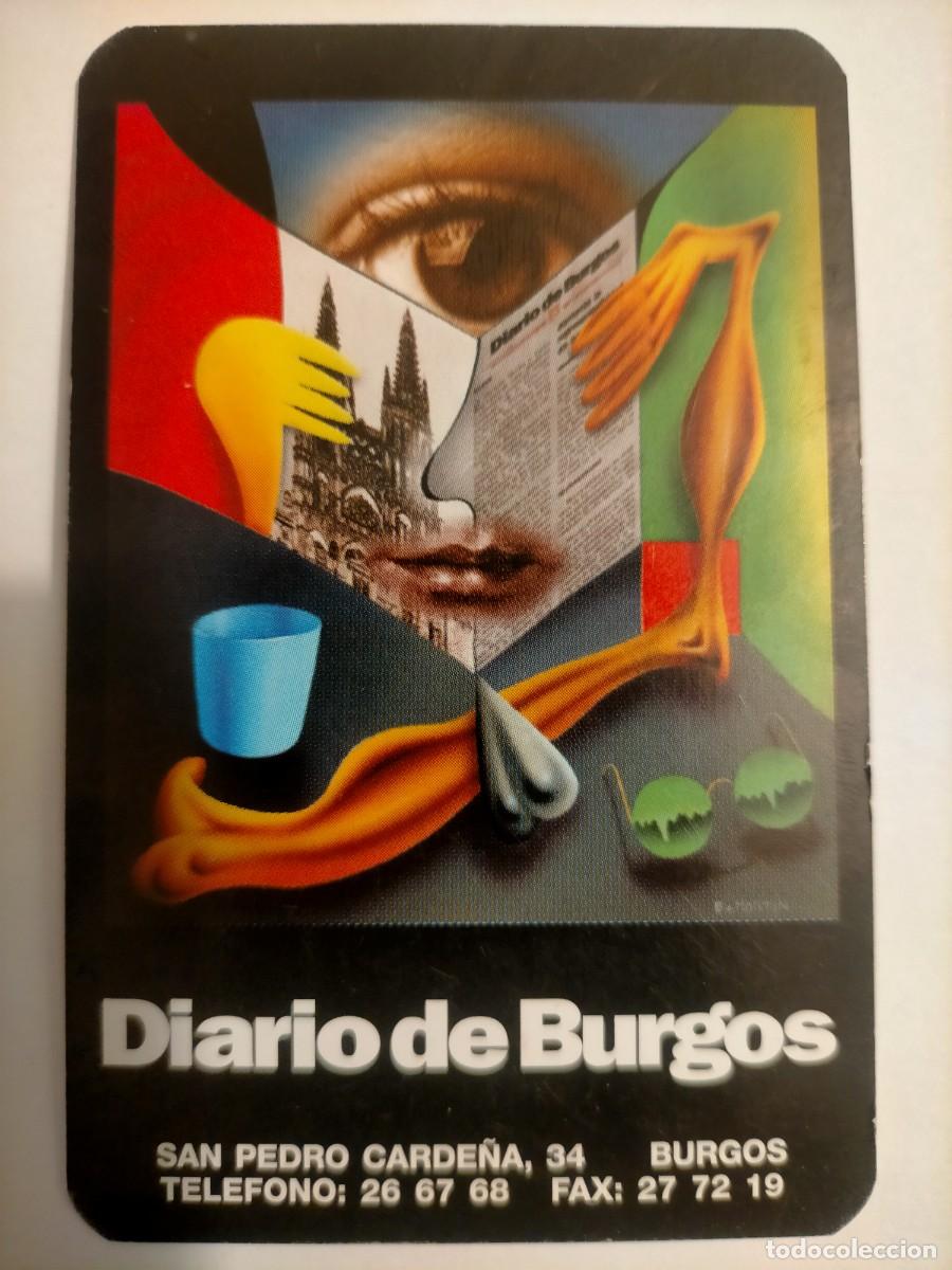 Coleccionismo calendarios: Calendario diario de burgos