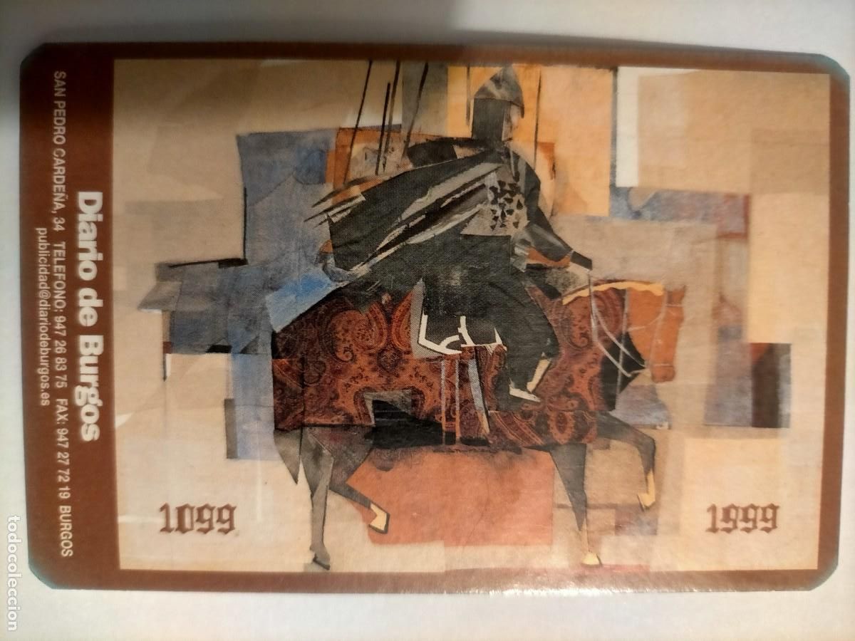 Coleccionismo calendarios: Calendario diario de burgos