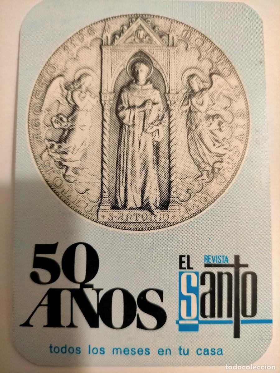 Coleccionismo calendarios: Calendario revista el santo