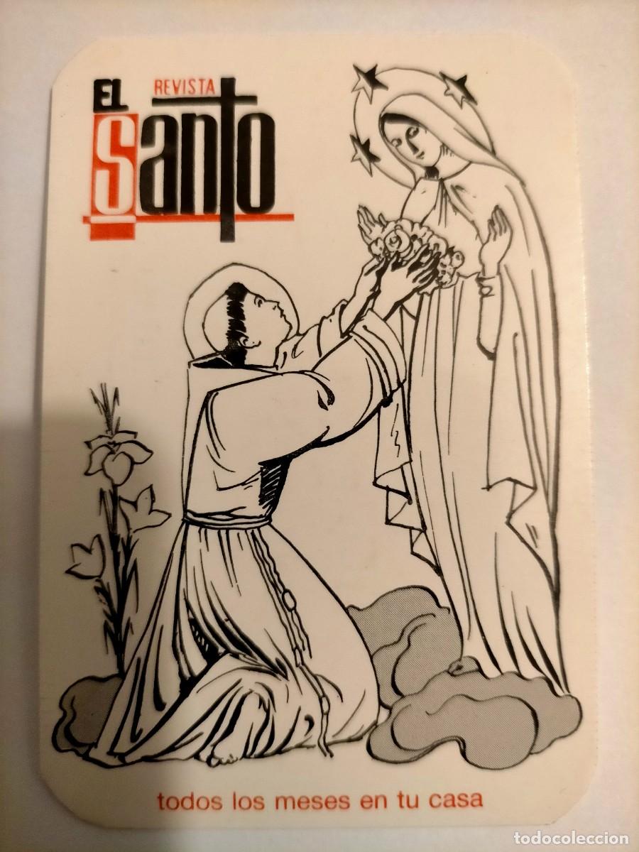 Coleccionismo calendarios: Calendario revista el santo