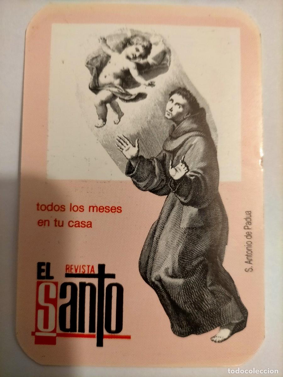 Coleccionismo calendarios: Calendario revista el santo