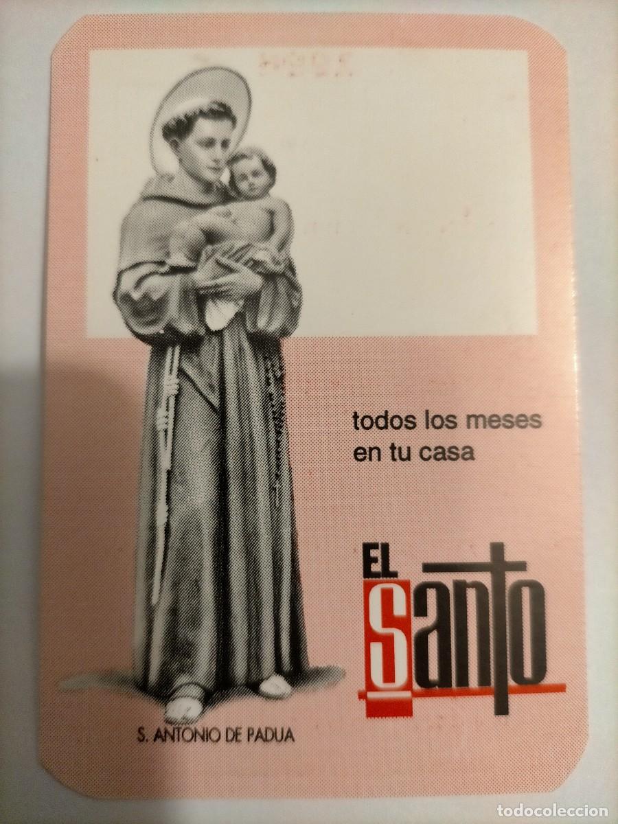 Coleccionismo calendarios: Calendario revista el santo