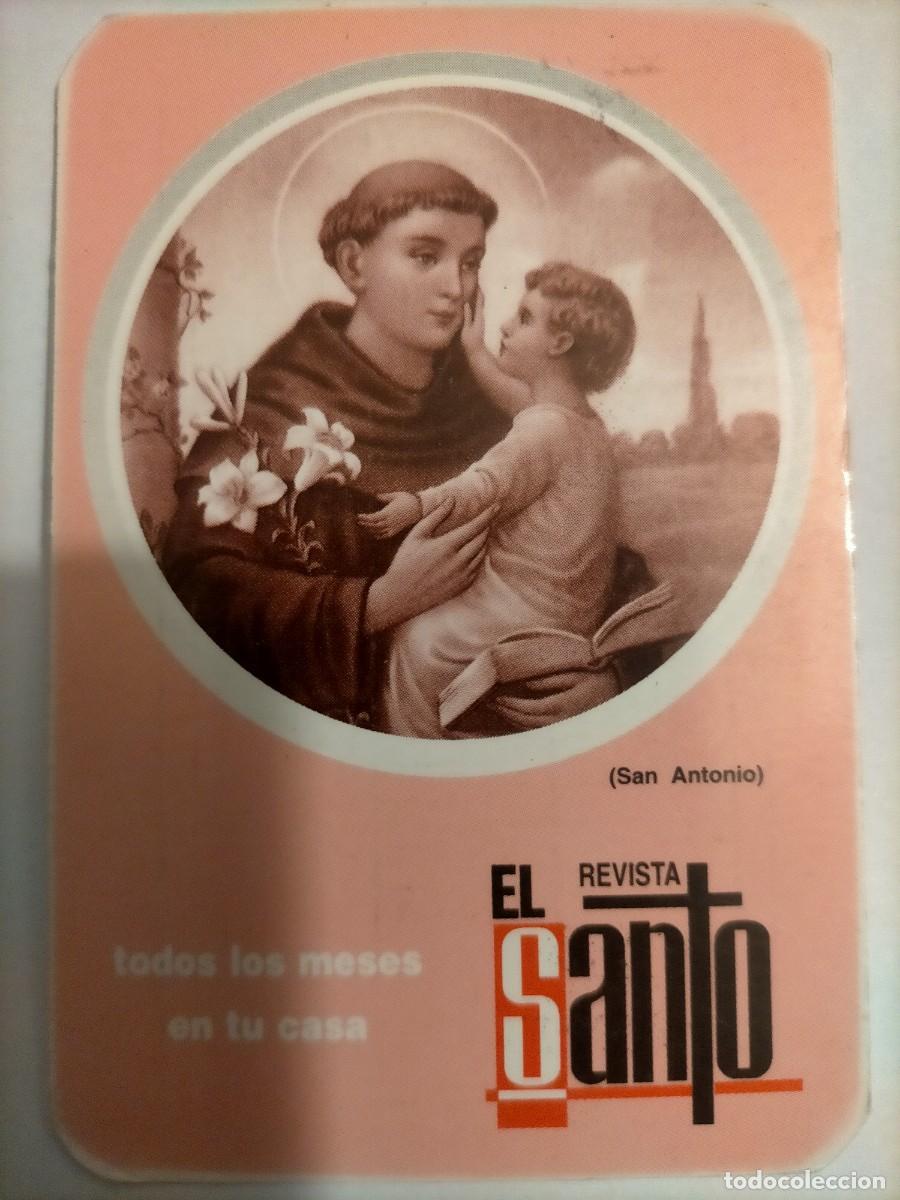 Coleccionismo calendarios: Calendario revista el santo