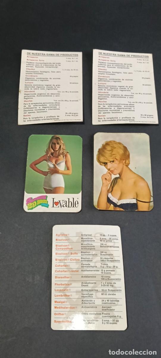 Coleccionismo calendarios: Atractivo lote compuesto por 5 calendarios de bolsillo publicitarios originales de 1969