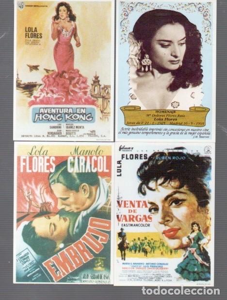 Coleccionismo calendarios: NUEVE CALENDARIOS DE HOMENAJE A LOLA FLORES DEL A&Ntilde;O 2004 PUBLICIDAD DE EXCLUSIVAS TAAL MALAGA