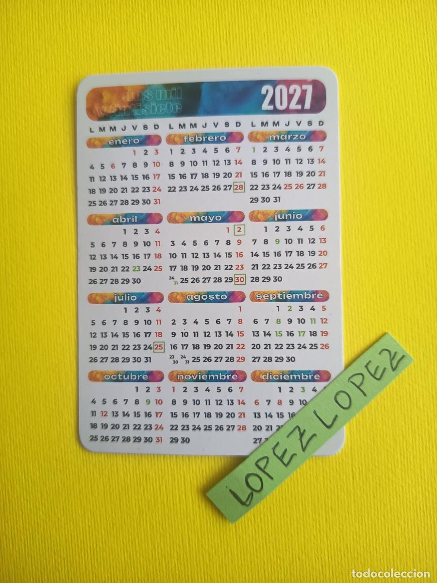Coleccionismo calendarios: A&Ntilde;O 2027 - NO OFERTAS - CALENDARIO SIN PUBLICIDAD DE SERIE