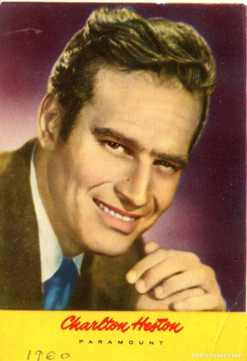Coleccionismo calendarios: CALENDARIO CINE CHARLTON HESTON PARAMOUNT 1960 ver fotos