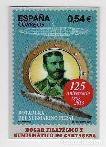 Coleccionismo calendarios: CALENDARIO BOLSILLO A&Ntilde;O 2016 SUBMARINO PERAL- HOGAR FILATELICO Y NUMISM&Aacute;TICO CARTAGENA- FOTO REVERSO