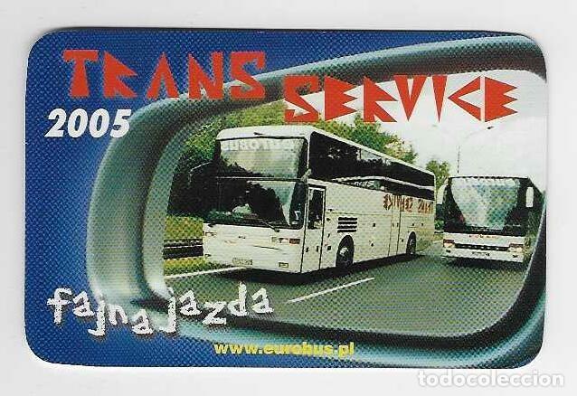 Coleccionismo calendarios: CALENDARIO DE BOLSILLO DE POLONIA A&Ntilde;O 2005 AUTOBUSES - TRANS SERVICE - EUROBUS - VER FOTO REVERSO