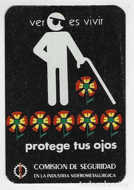 Coleccionismo calendarios: CALENDARIO BOLSILLO A&Ntilde;O 1977 COMISI&Oacute;N DE SEGURIDAD INDUSTRIA SIDEROMETALURGICA - VER FOTO REVERSO