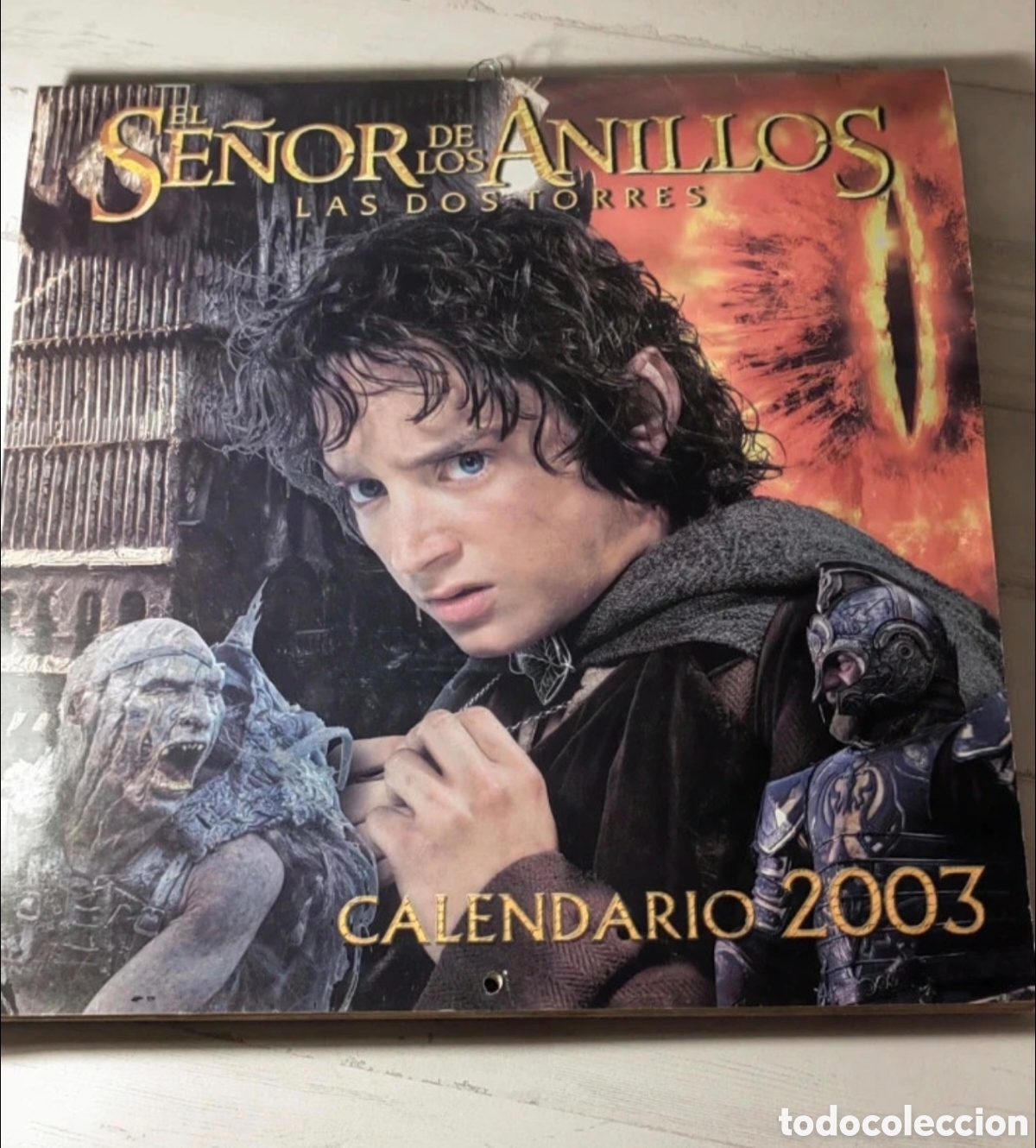 Coleccionismo calendarios: Lote de 2 calendarios oficiales de colecci&oacute;n: &rdquo;El Se&ntilde;or de los Anillos&rdquo; (2003 y 2004)