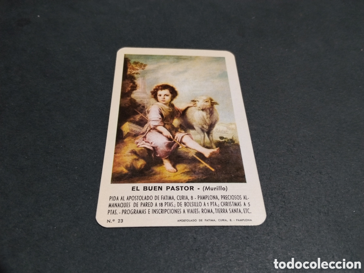Coleccionismo calendarios: Calendario Fournier el buen pastor 1972