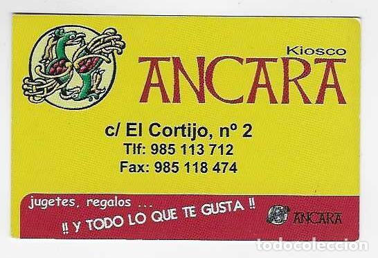 Coleccionismo calendarios: CALENDARIO DE BOLSILLO A&Ntilde;O 2013 KIOSKO ANCARA - OVIEDO - ASTURIAS - VER FOTO REVERSO