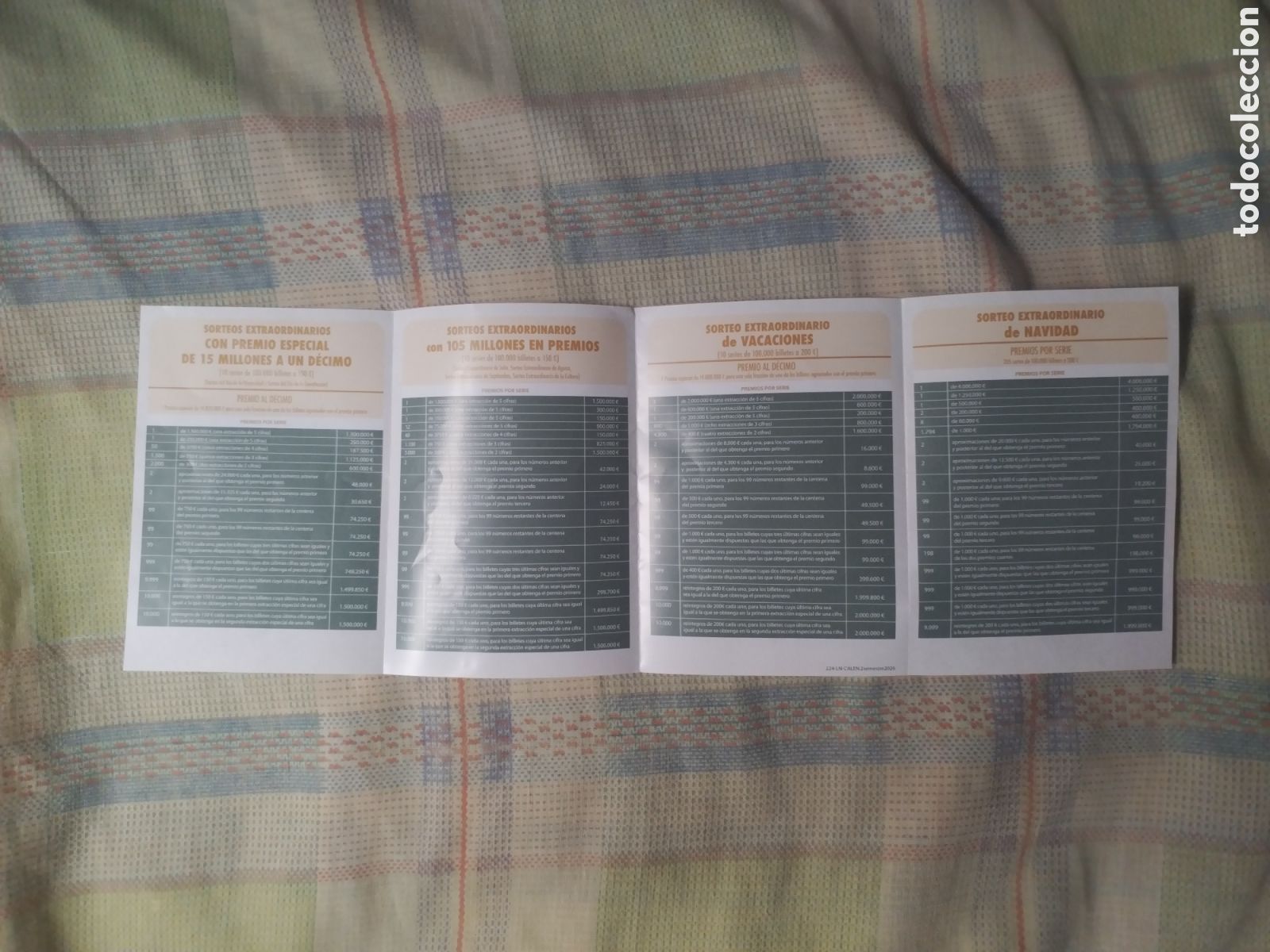 Coleccionismo calendarios: CALENDARIO DE SORTEOS a&ntilde;o 2026 - Foto 3