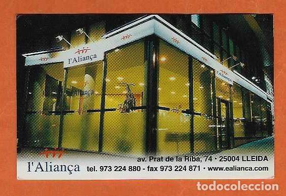 Coleccionismo calendarios: CALENDARIO DE BOLSILLO A&Ntilde;O 2004 SEGUROS - L' ALIAN&Ccedil;A - LLEIDA - VER FOTO REVERSO