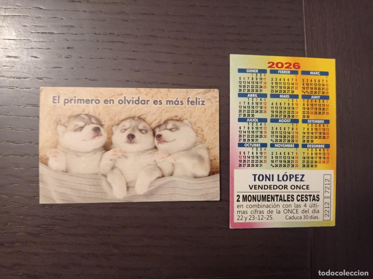 Coleccionismo calendarios: CALENDARIO PUBLICITARIO. TONI LOPEZ. VENDEDOR ONCE. A&Ntilde;O 2026