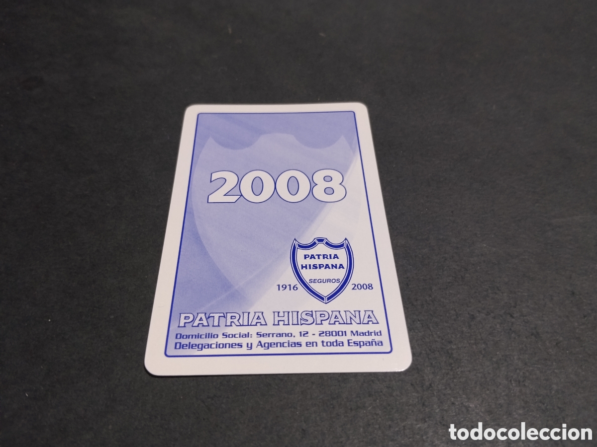 Coleccionismo calendarios: Calendario Fournier patria hispana seguros 2008