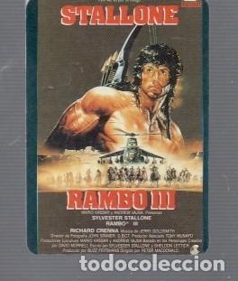 Coleccionismo calendarios: CALENDARIOS DE 1993 CINES RAMBO III DE GR&Aacute;FICAS L. 304 SIN PUBLICIDAD