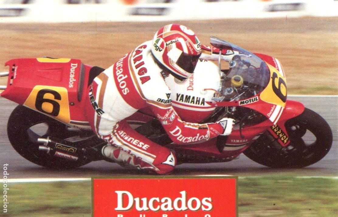 Coleccionismo calendarios: CALENDARIO PUBLICITARIO. MOTO MOTORISTA. TABACO DUCADOS RUBIO A&Ntilde;O 1992. VER FOTOS
