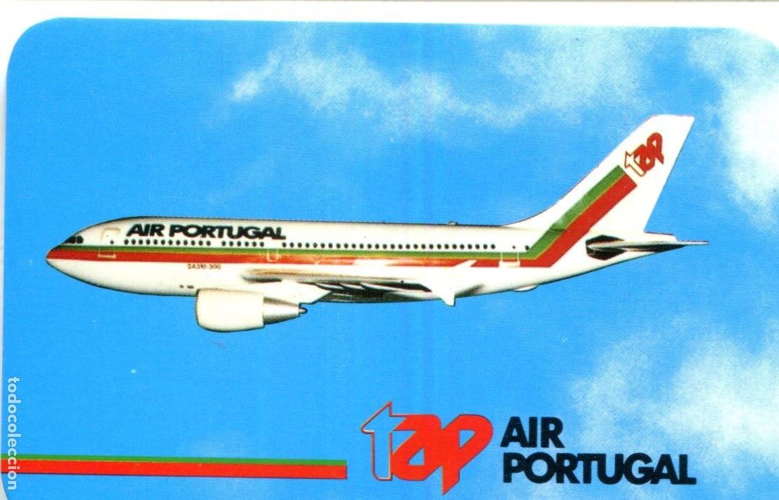 Coleccionismo calendarios: CALENDARIO DE AIR PORTUGAL PORTUGUES A&Ntilde;O 1987/8 AVION