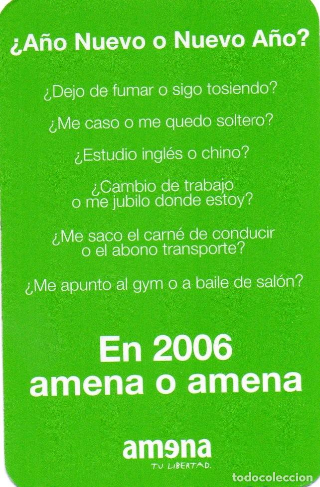 Coleccionismo calendarios: Calendario de Publicidad 2006 - AMENA